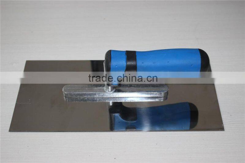 Plastering trowel / stainless steel blade construction tools / PP hand