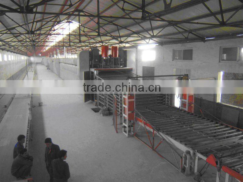 Paper faced gypsum board production line