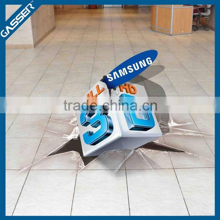 Factory wholesale printing 3d floor stickers home