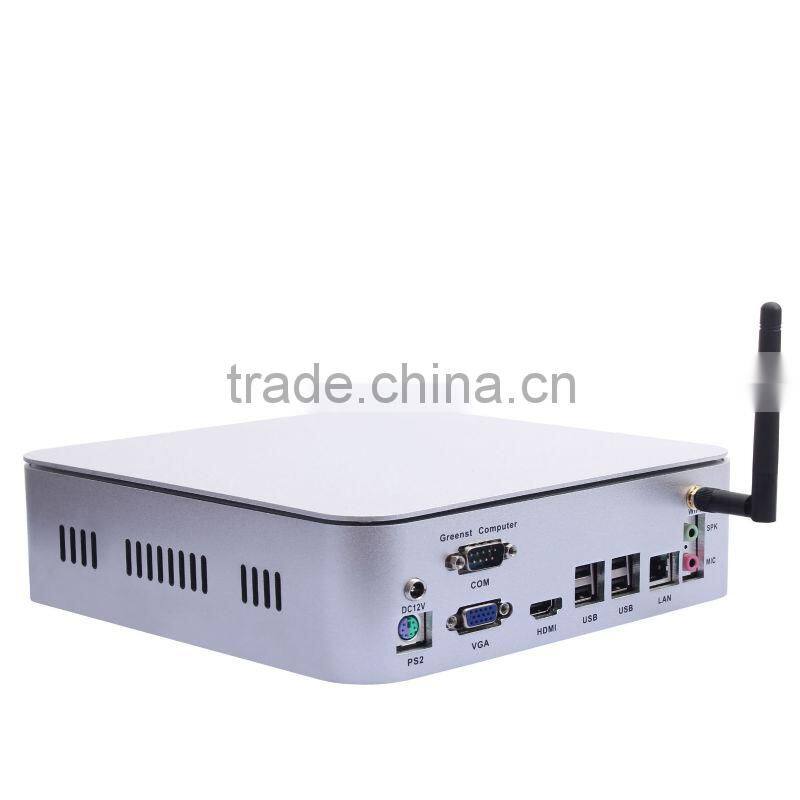 industrial itx case ,aluminium pc case mini pc terminal G1610 cpu dual core only 12V safe to your family !!