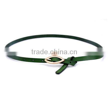2015 hot sell fashion women leather pu belt manufacturer