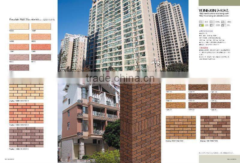 45x145mm Full body ceramic for exterior wall tile