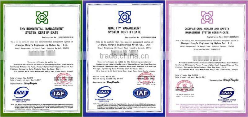 Larger diameter coal slurry nylon pipeline