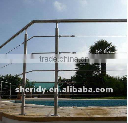 Stainless Steel Cable Railing Post Component