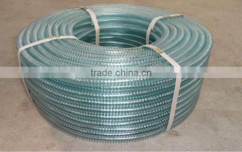 PVC spiral steel wire reinforced hose industrial hose