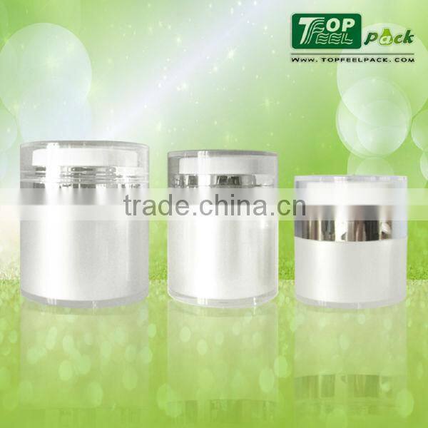 Empty Acrylic Presto AirlessJar for Cream Cosmetic 15ml 30ml 50ml