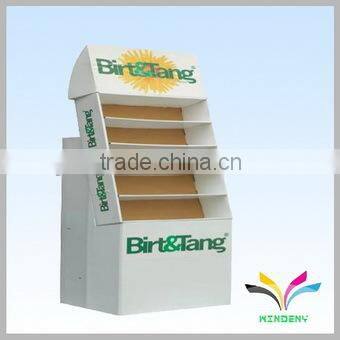 Table top shop retail cardboard display stand for greeting cards