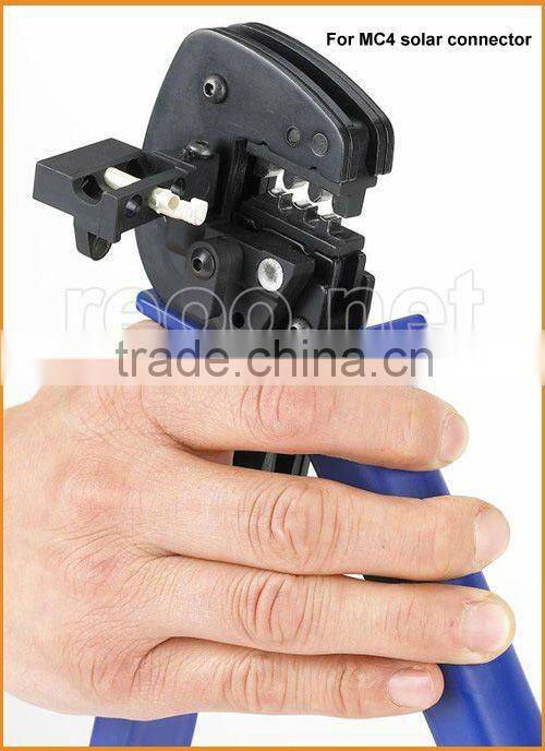 MC4 crimping tools with connectors and terminals for solar power system , pin crimping tools with 45# steel material