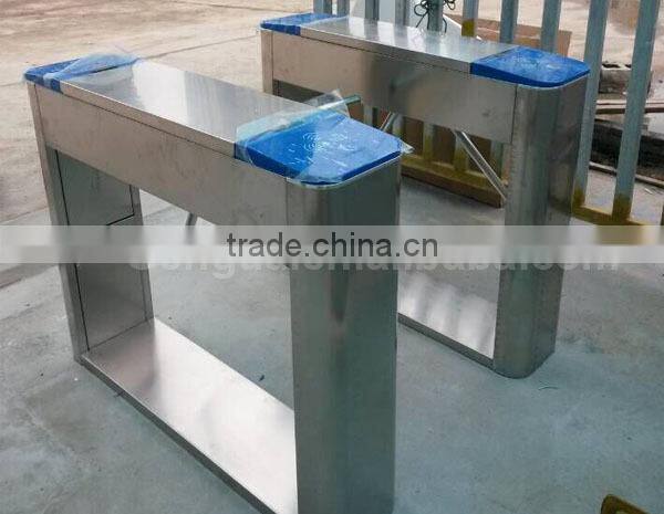 304 stainless steel high quality swipe card crowd management bridge type tripod barrier
