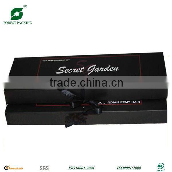 100% INDIA HAIR EXTENSION COLOR PACKAGING BOX