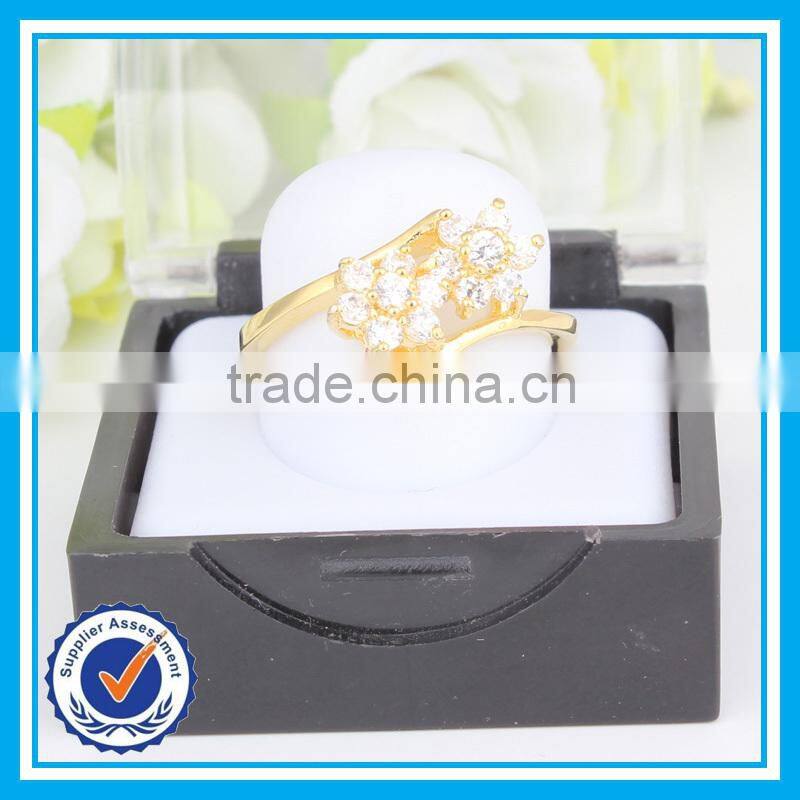 Cheap price 8k diamond glass engagement ring jewelry wholesale thailand