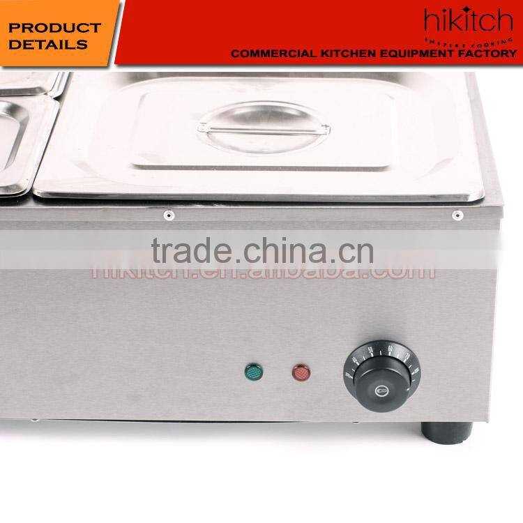 Kitchen equipment Table-Top stainless steel Electric Buffet food warmer bain marie for restaurant.