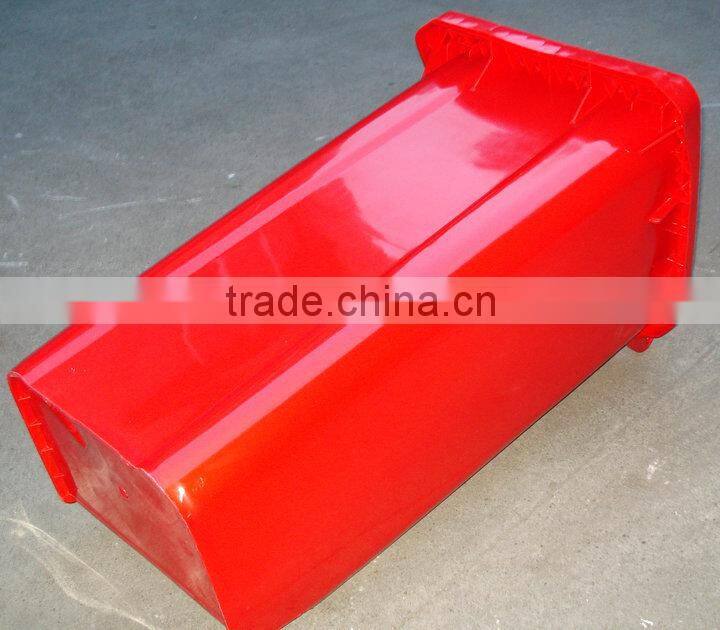 120L Outdoor mobile waste bin with wheels and lids