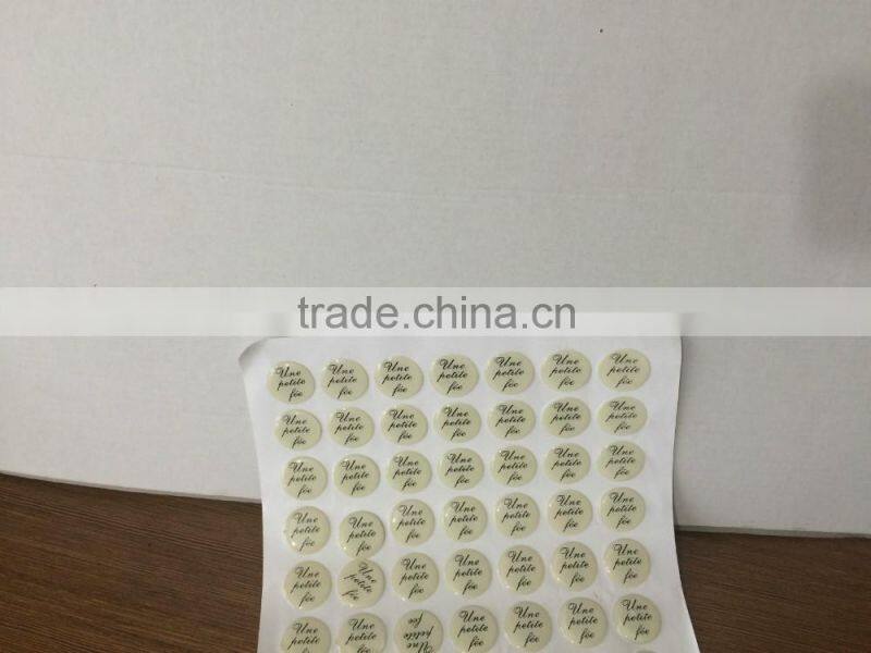 Printing wall stickers with letters paper labels