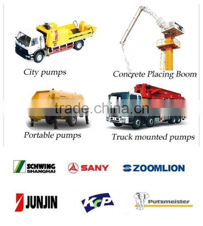Use for concrete pump truck DN125 5"x3000mm ,4 layer bend rubber hose