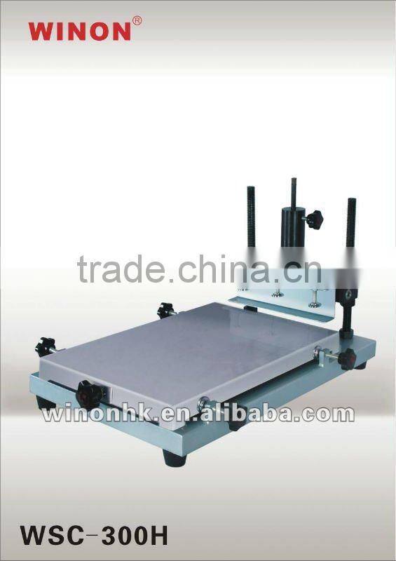 WINON WSC-300H Manual Flat Screen Printer