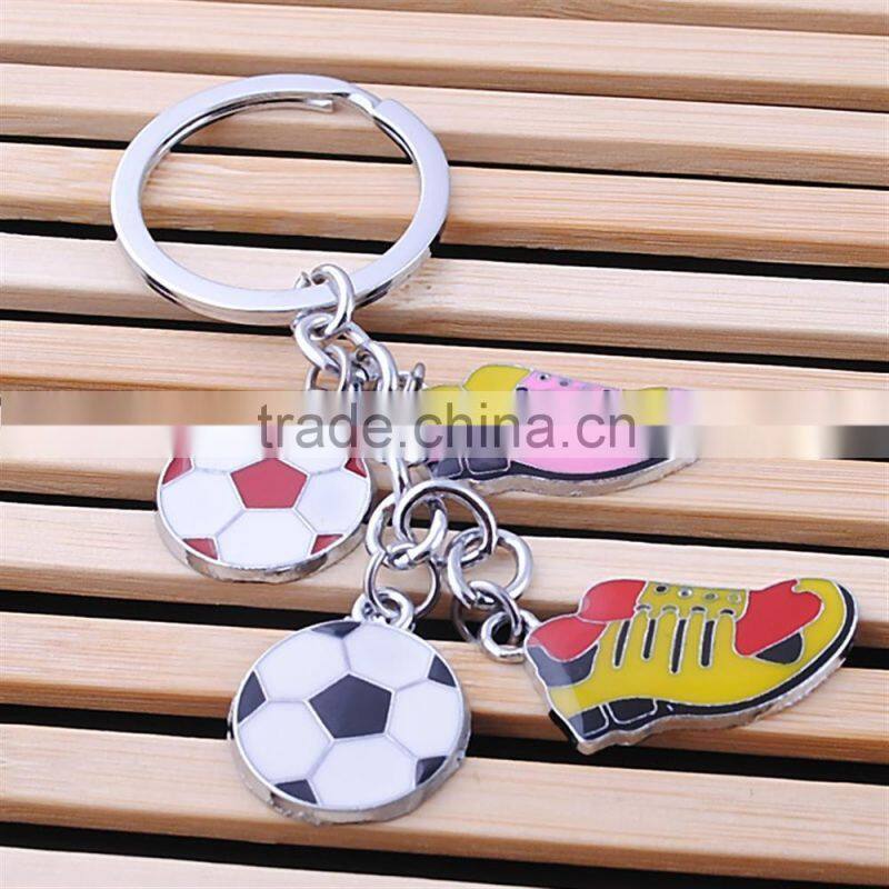 shoes football milk bottle laser printing metal lover keychain