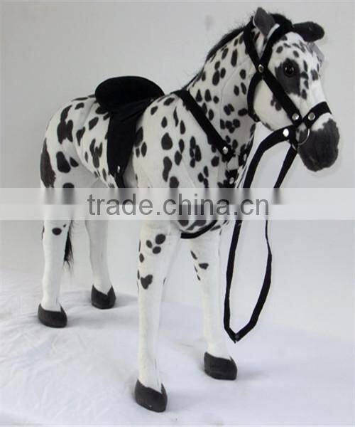 Human Power plush walking horse toy