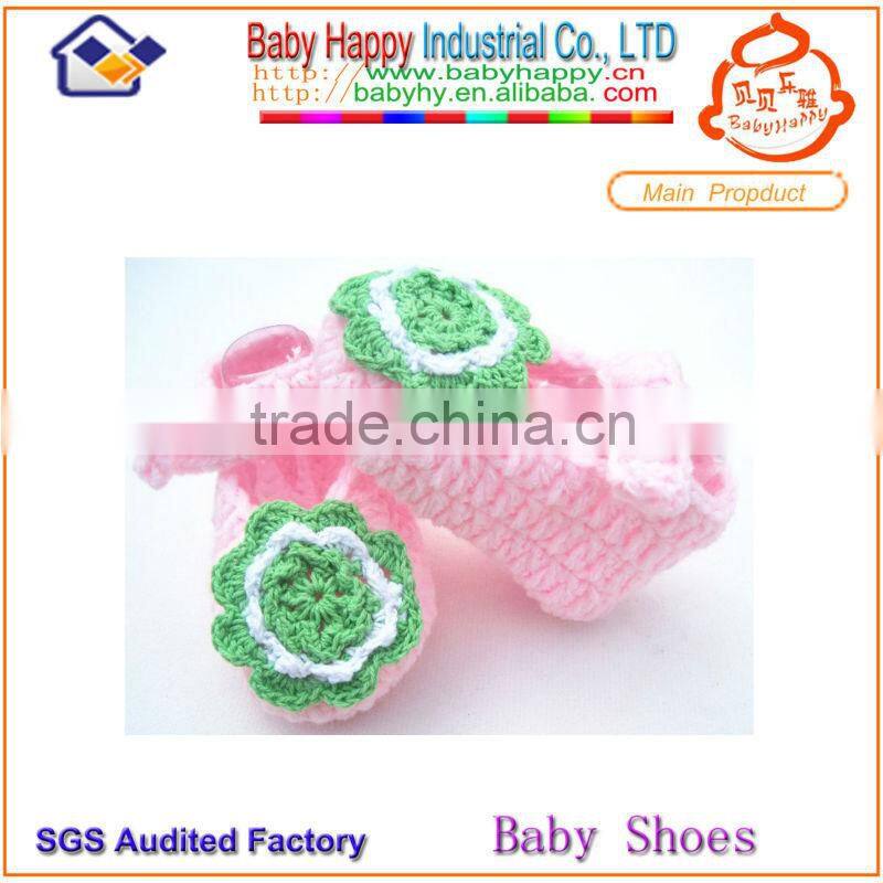 Dress hand crochet cute baby shoes