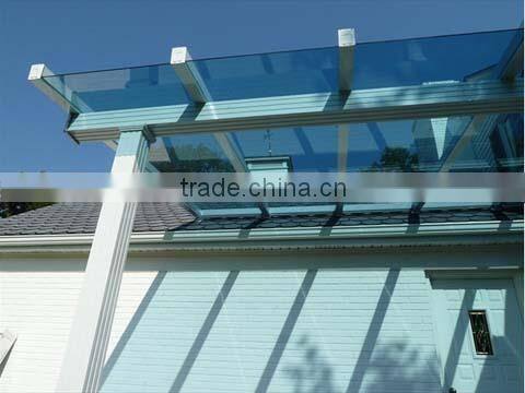 PVB film laminated glass railings