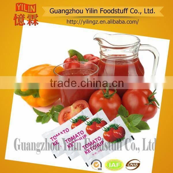 10g China OEM hot sell Tomato Ketchup in Sachet