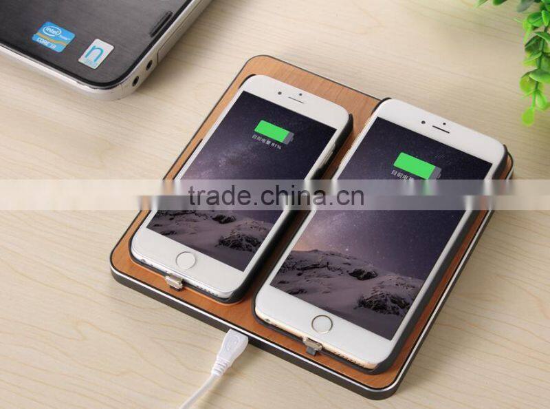 Factory supply q8 wireless charger wireless charger odm with wood design
