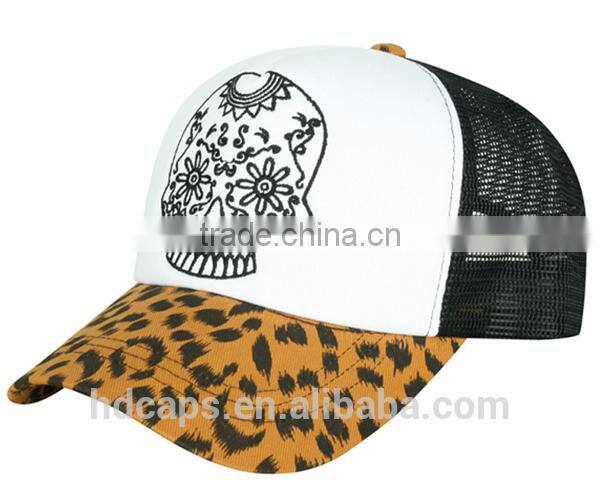 Custom embroidery patch trucker cap