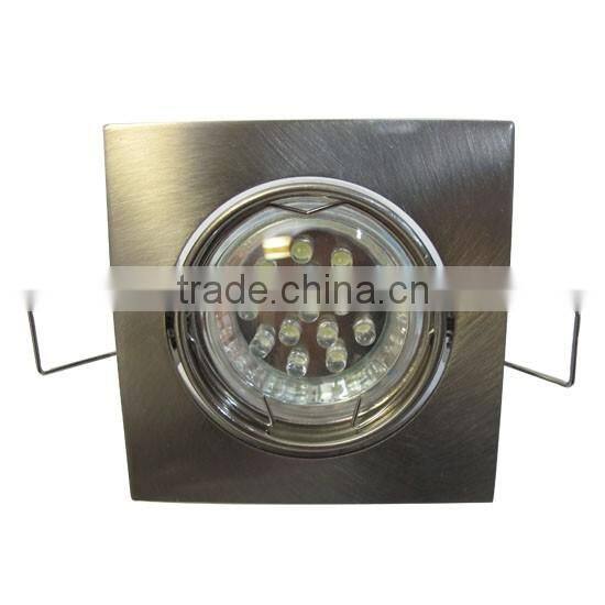 Square adjustable double lighting downlight gu10