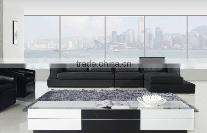 black top grain adjustable headrest leather furniture