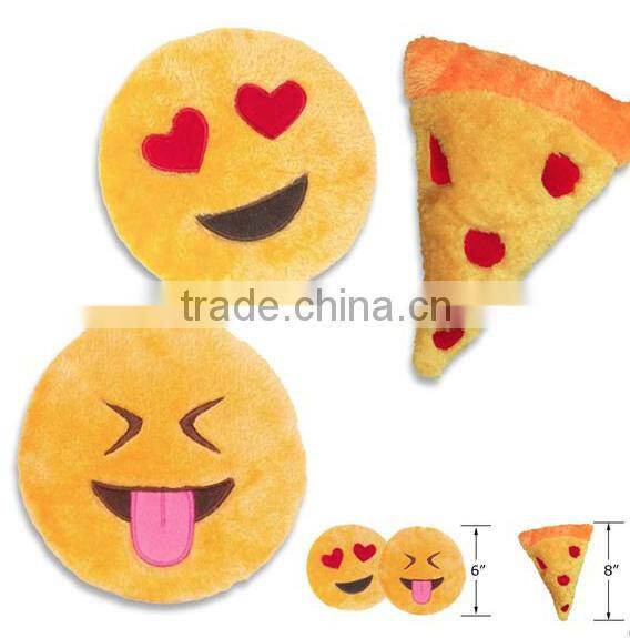 Free sample emoji squeaker toy for dog/for cats