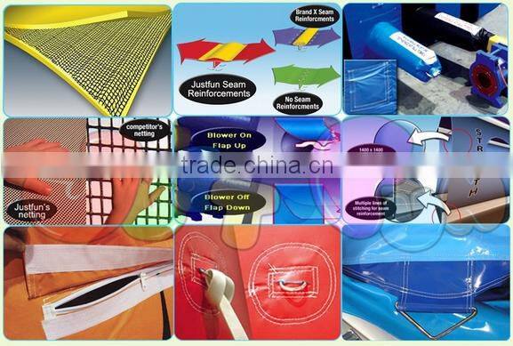 2016 High quality Bounce house Type and PVC Material Inflatable bounce