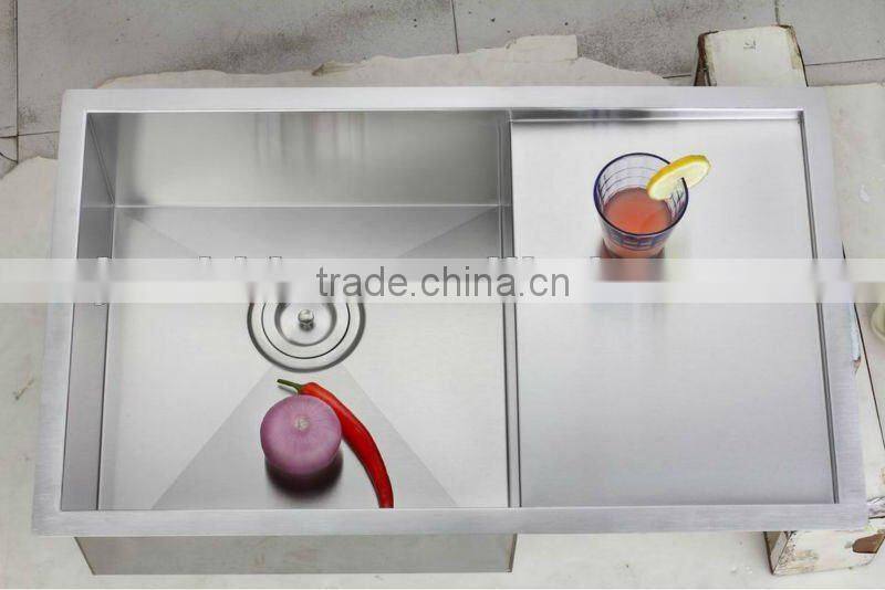 cUPC stainless steel handmade kitchen sink 2955A