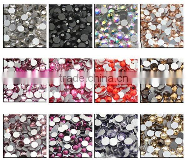 AB pink rose rhinestone,hot-fix flat rhinestone