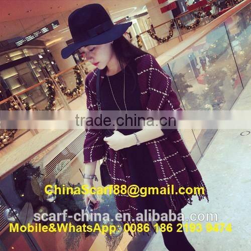 Wholesale winter wool blend scarf