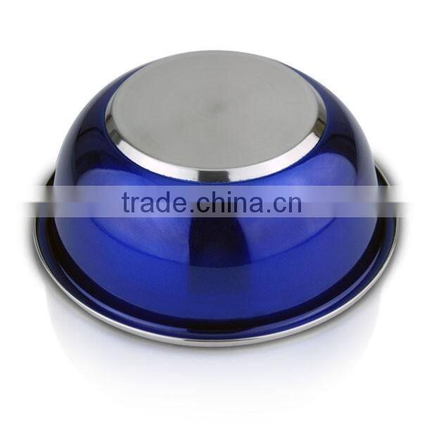 stainless steel mixing soup bowl for school