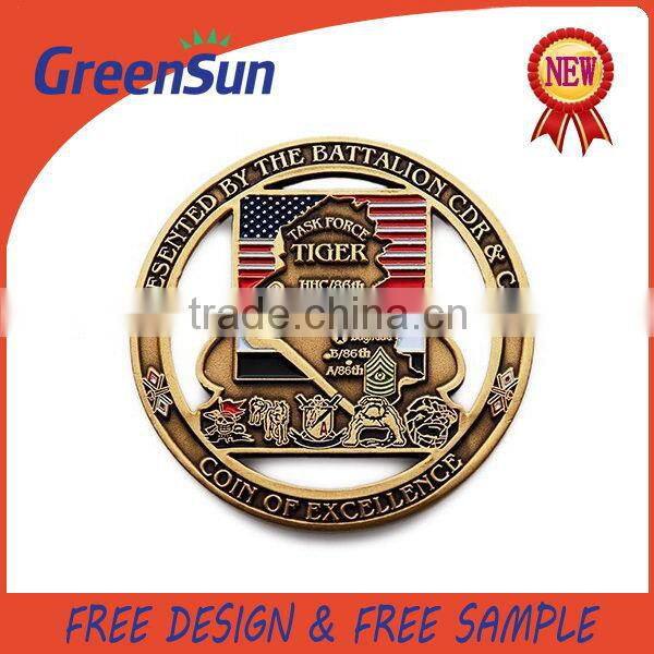 2015 Wholesale Promotion personalized customize challenge coin