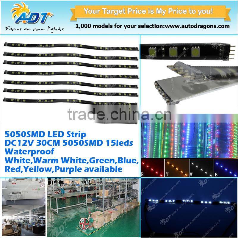 30cm led strip 5050 smd, drl led strip flexible