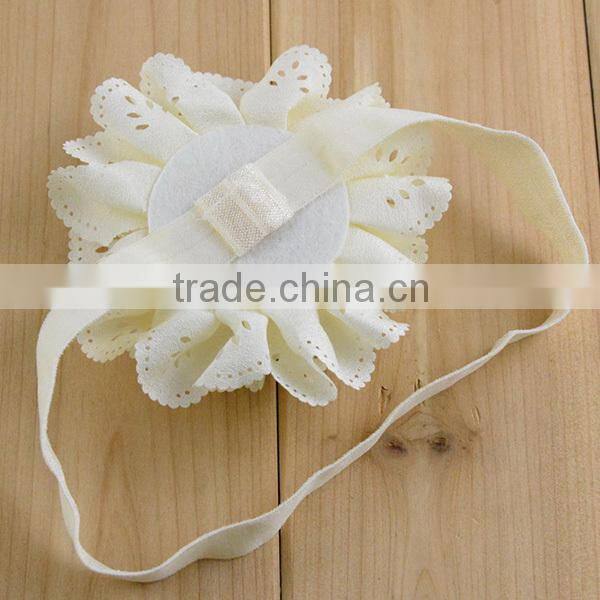 stretch korean wavy shape chiffon making baby headbands