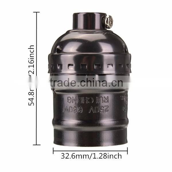 E27 Vintage Lamp Base Holder Pendant Bulb DIY Light Screw Socket