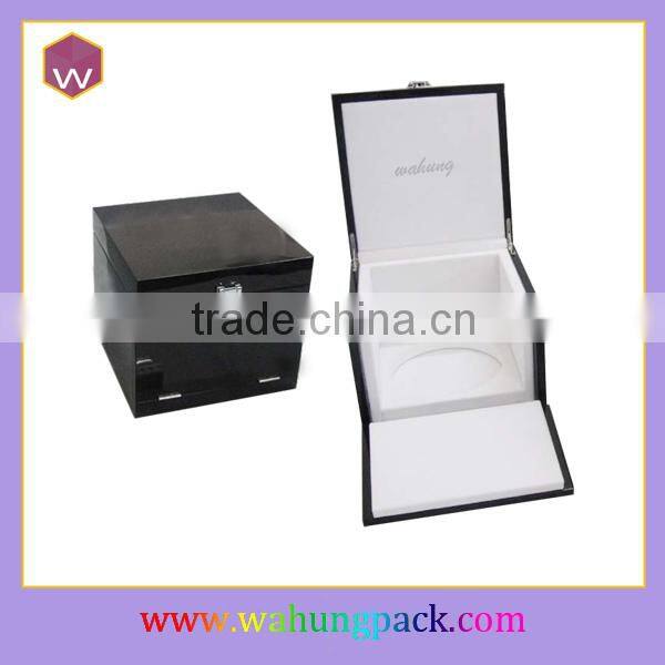 Perfume boxes manufacturers china, wooden black box for perfume (WH-0541)
