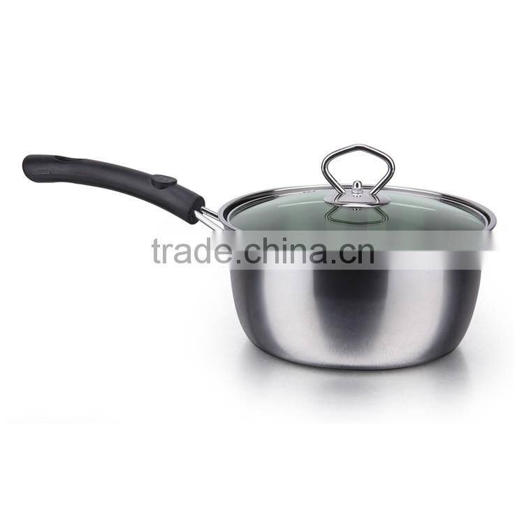 Stainless Steel Hot Milk Boiling Pot & Stock Cooking Pot Set