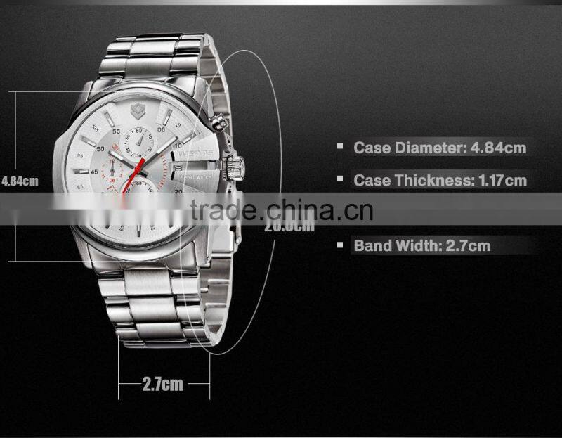WEIDE High Quality Factory Sale Promotion Quartz Man Vogue Watch