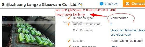 Crystal Footed clear cup glass ice cream bowls