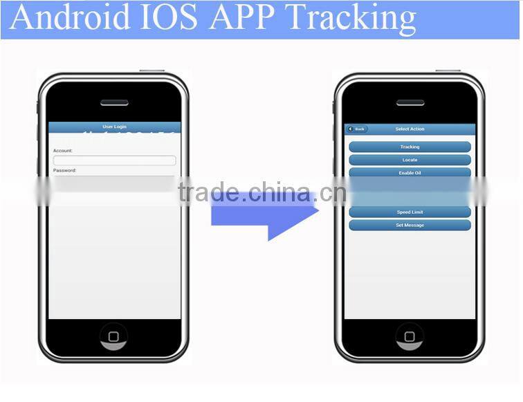 Cheap Global car GPS Tracker GT06 for car and motorcycle with real time IOS & Android App software