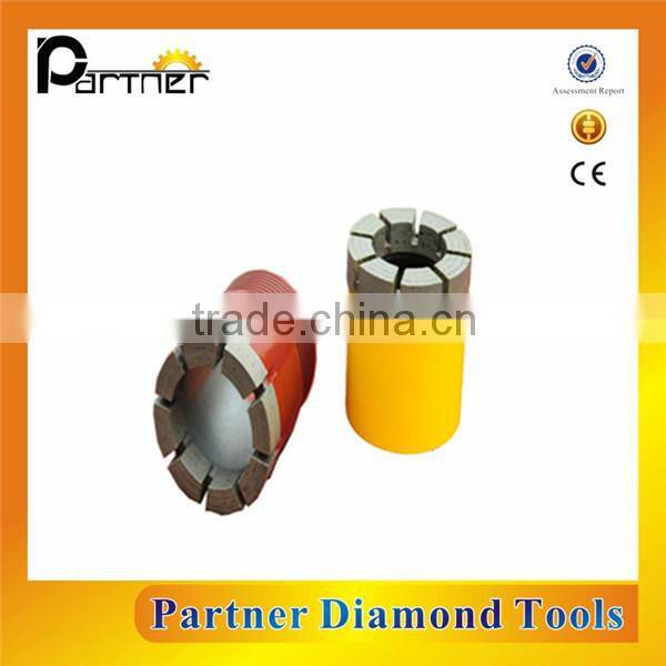AQ BQ 10mm segment F12 hardness diamond core cutter drill bit