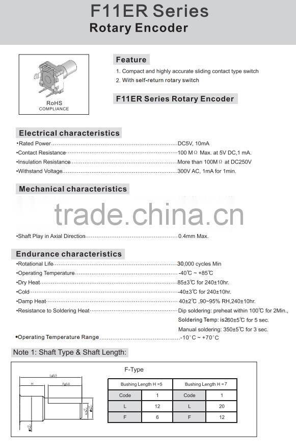 F11ER series Rotary Shaft Encoder Incremental type high accuracy Encoder in all dimensions