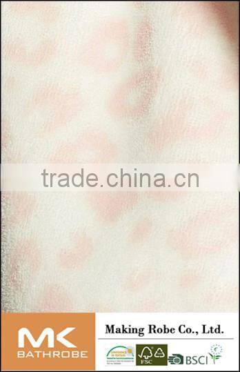 Girls Coral Fleece Bathrobe with Animal Hood