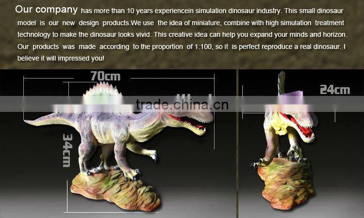 Lovely Resin Mini Dinosaur Sculpture Model for Sale