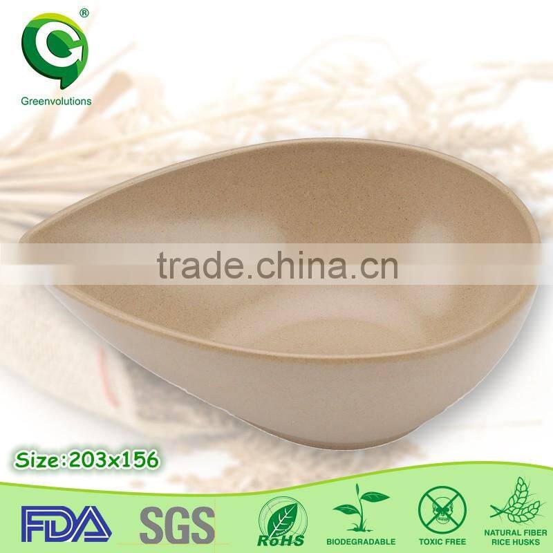 cheap kitchen rice husk fiber H2O bowl