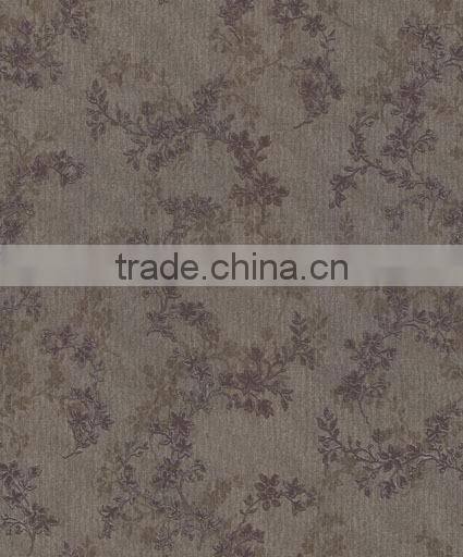 Beautiful washable wallpaper with leaf pattern